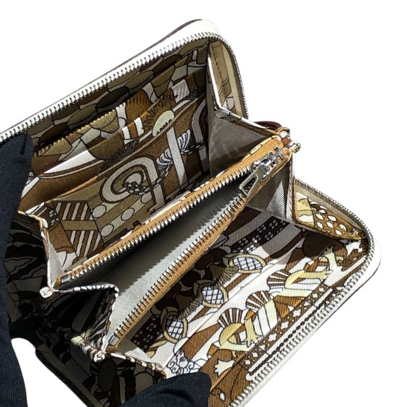 エルメス HERMES アザップシルクインコンパクト Z刻印 ナタ SV金具