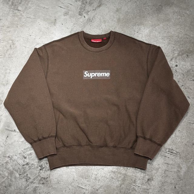 Supreme 25ss Washed Box Logo Crewneck Size-S シュプリーム