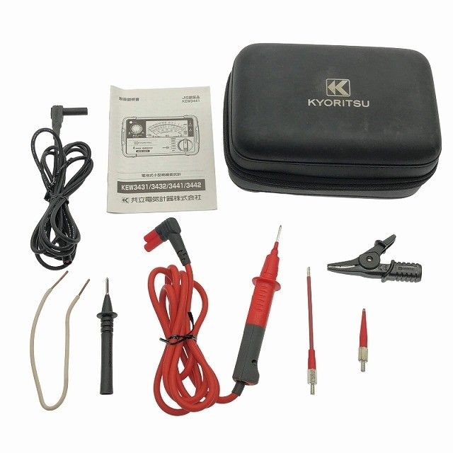 ☆美品☆KYORITSU 共立 3レンジ絶縁抵抗計 KEW3432 専用ケース付き