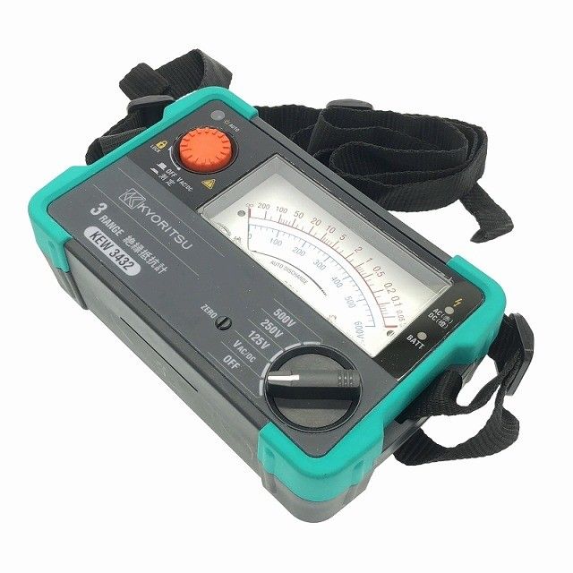 ☆美品☆KYORITSU 共立 3レンジ絶縁抵抗計 KEW3432 専用ケース付き