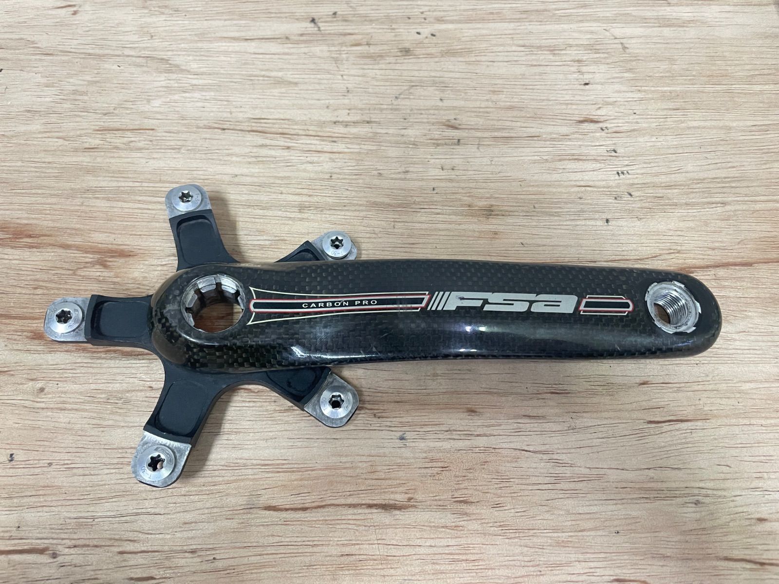 □USED□FSA FSA CARBON PRO カーボンプロ カーボンクランク オクタ