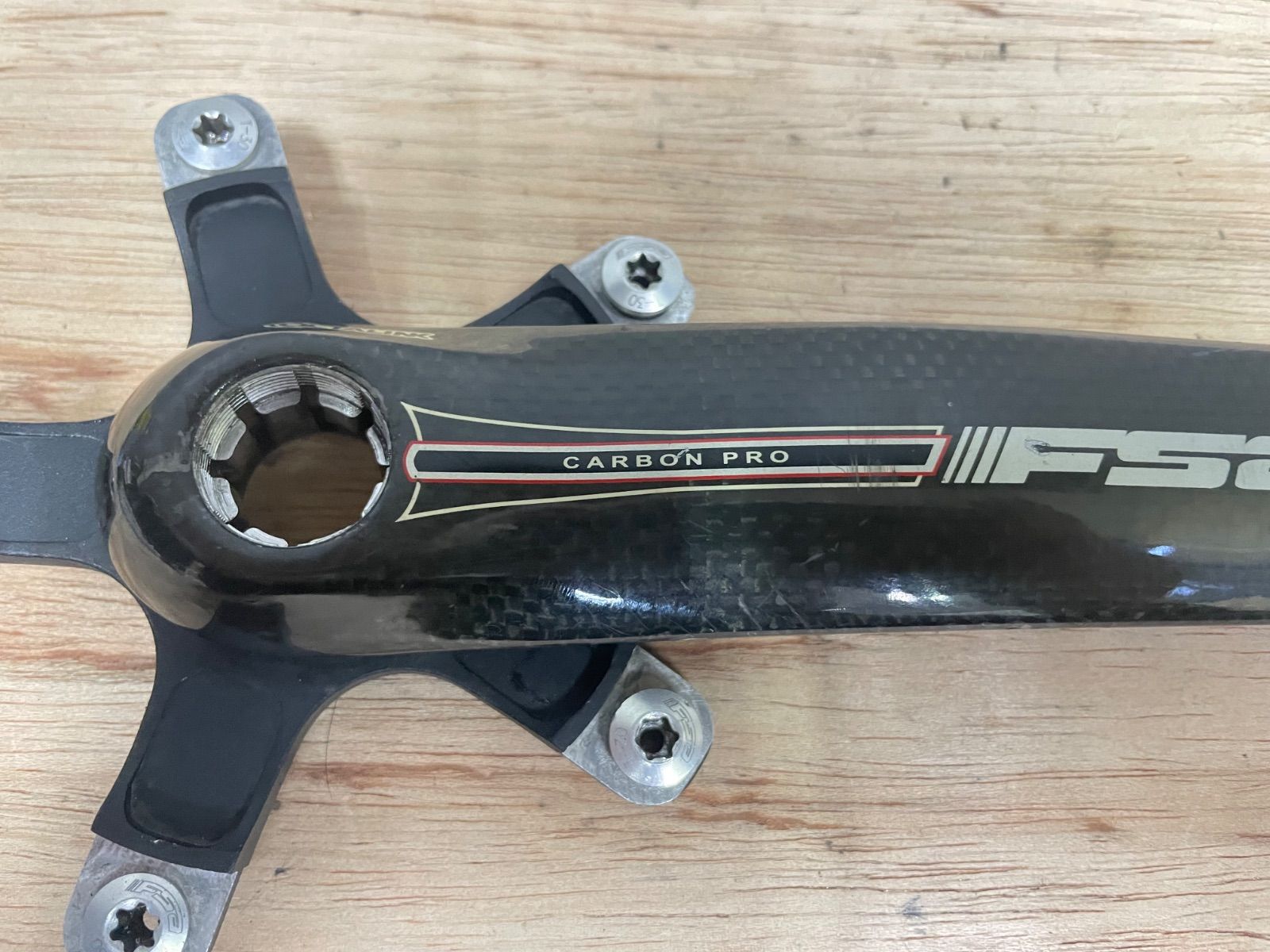 □USED□FSA FSA CARBON PRO カーボンプロ カーボンクランク オクタ
