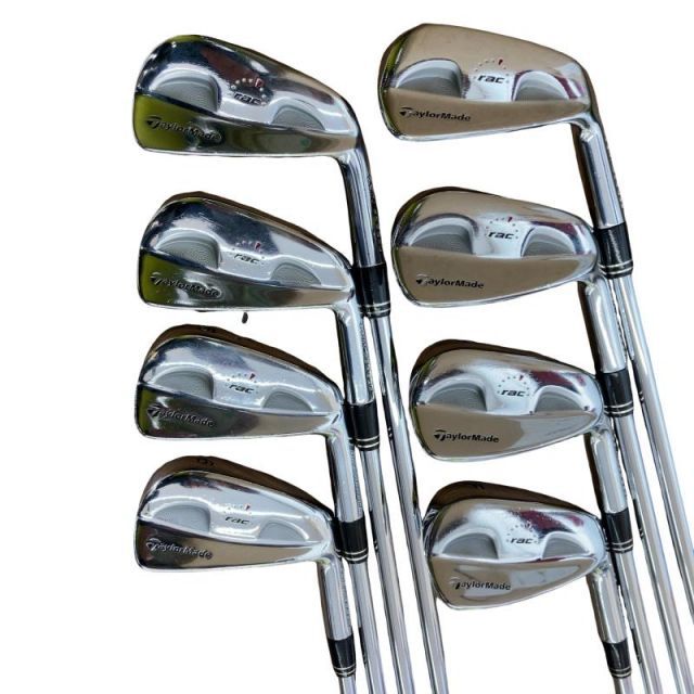 中古】 テーラーメイド RAC FORGED 8S アイアンセット IR Dynamic Gold