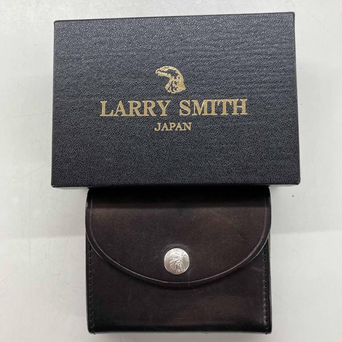 Larry Smith ラリースミス 日本製 コインケース レザー エンベロープ 