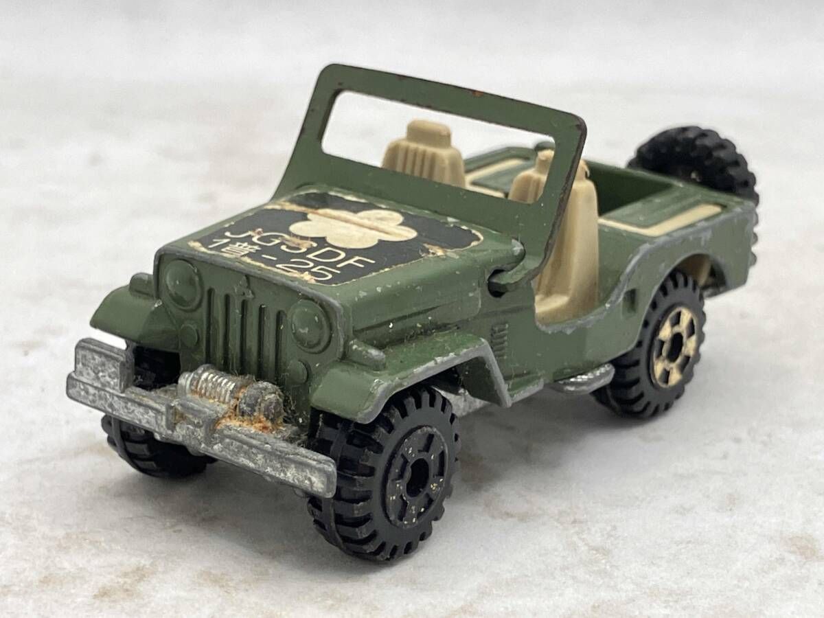 現状品 トミカ No.25 三菱 ジープ H-J58 (自衛隊) 日本製 - メルカリ