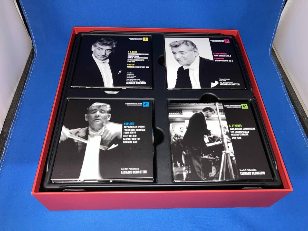 CD LEONARD 最新 BERNSTEIN EDITION CONCERTOS &amp; ORCHESTRAL WORKS 80CD
