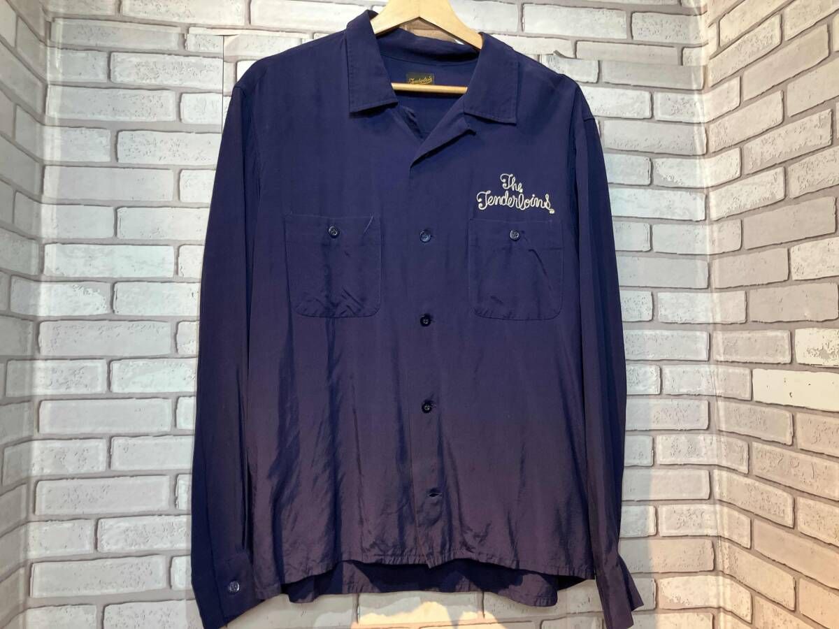 TENDERLOIN テンダーロイン 長袖シャツ ストリート ブルー サイズ不明 