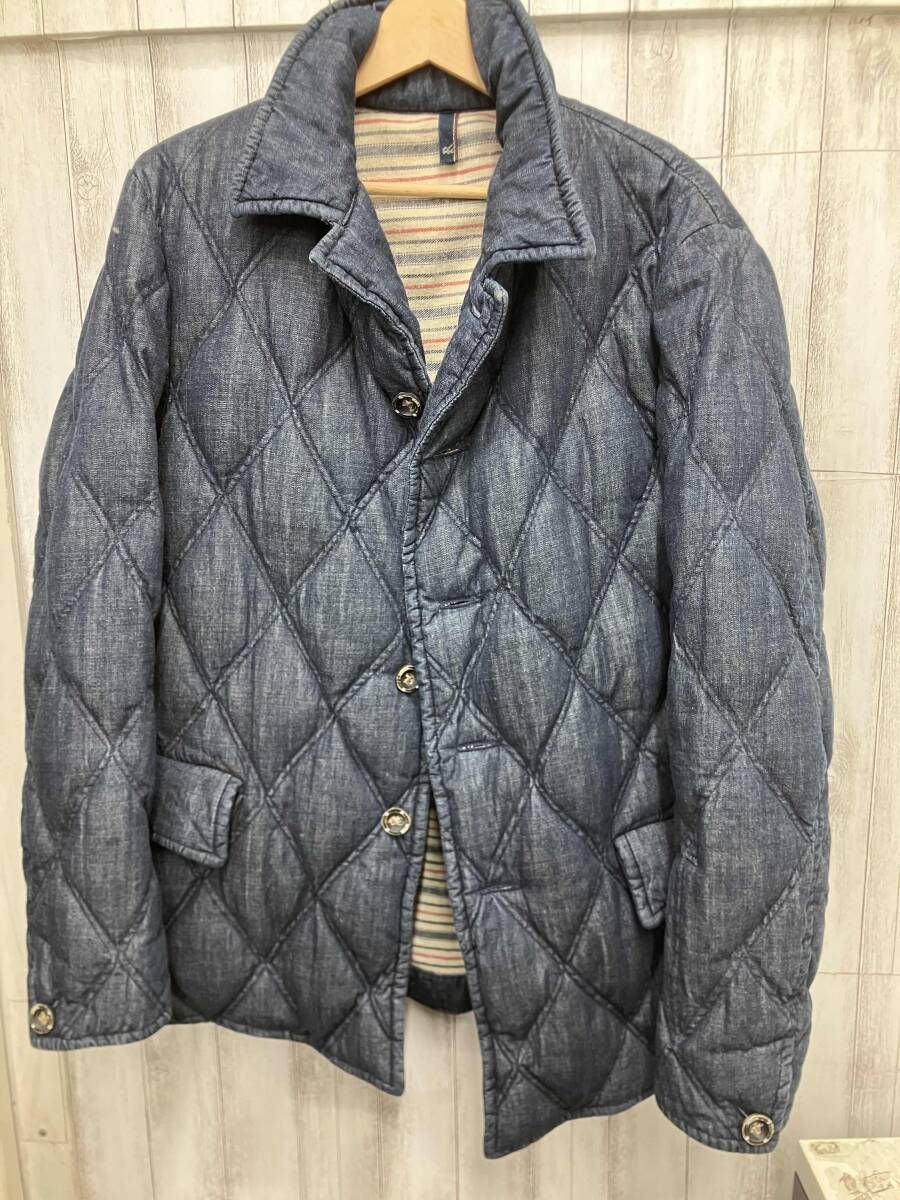 45RPM/その他ジャケット/デニムキルティング/ダウンジャケット/ブルー
