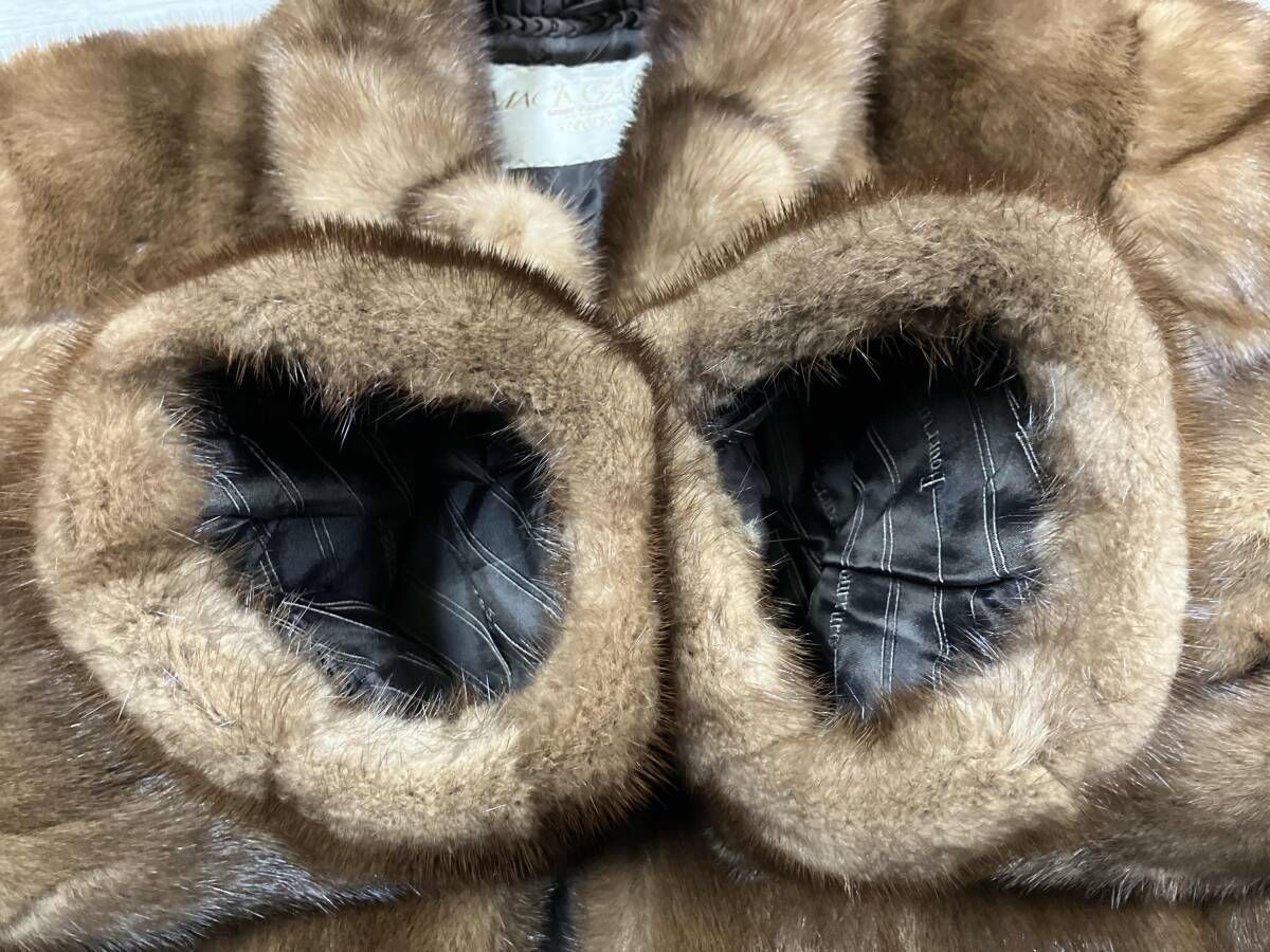 SAGA MINK サガミンク ファーコート ブラウン - メルカリ