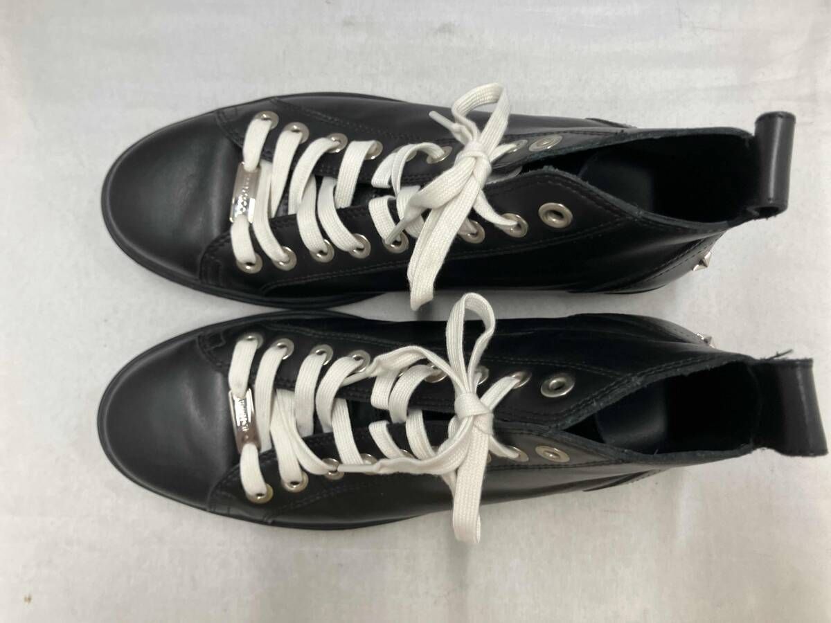 JIMMY CHOO / ジミーチュウ スニーカー ブラック スタッズ ハイカット