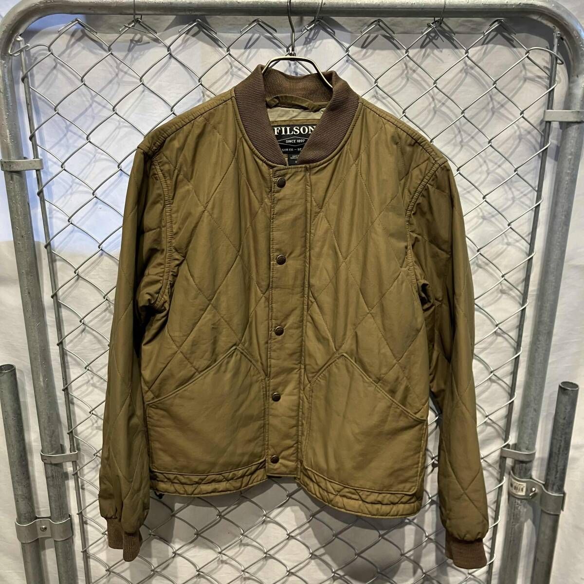 FILSON キルティングジャケット M FILSON フィルソン キルティングジャケット QUILTEDPACK JKT PRIMALOFT