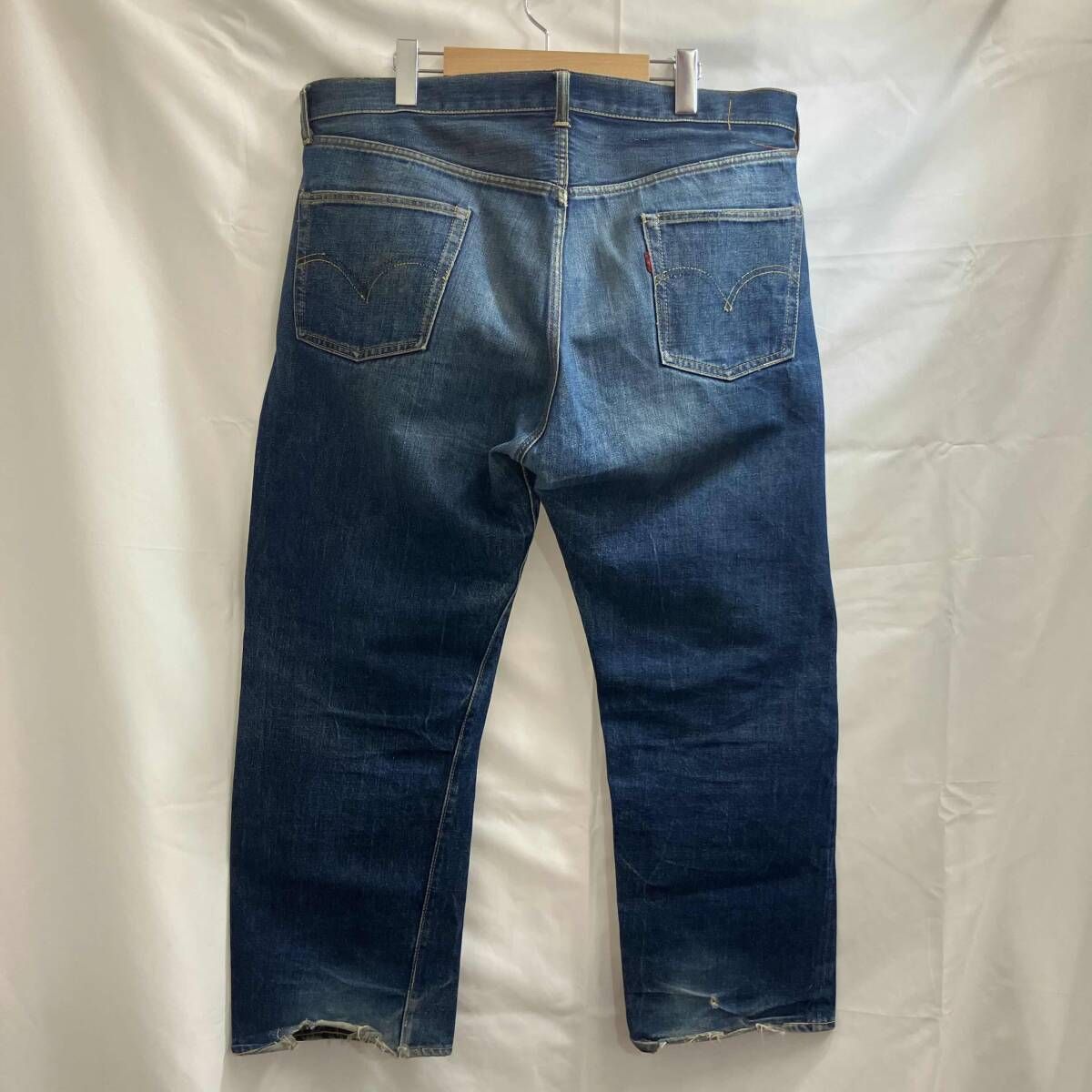 LEVI'S 501 BIGE 推定Wネーム 60s 足長R ズレカン ビッグE vintage 赤