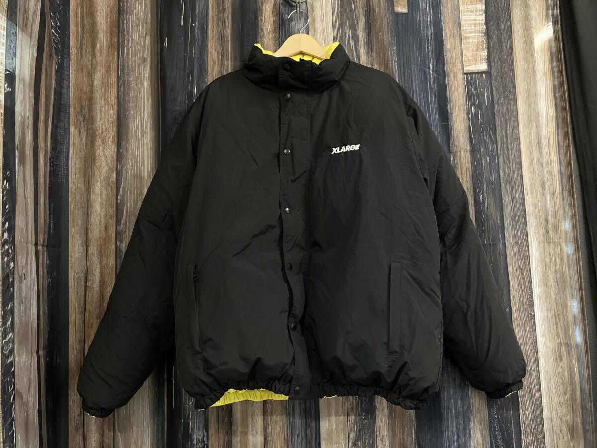 期間限定値下げ【今季・新品未使用タグ付き】TWリバーシブル アウター X-girl（エックスガール） REVERSIBLE EMBROIDERY JACKET リバーシブル