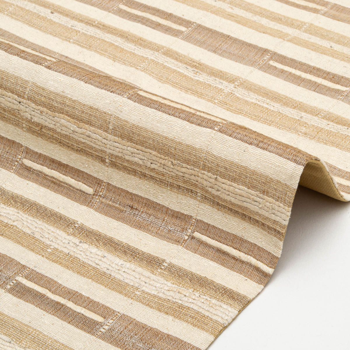 野蚕糸 ムガシルク 袋帯 正絹 野蚕紬 格子柄 未使用 イ6192 野蚕糸 ムガシルク 袋帯 正絹 野蚕紬 格子柄 未使用 イ6192