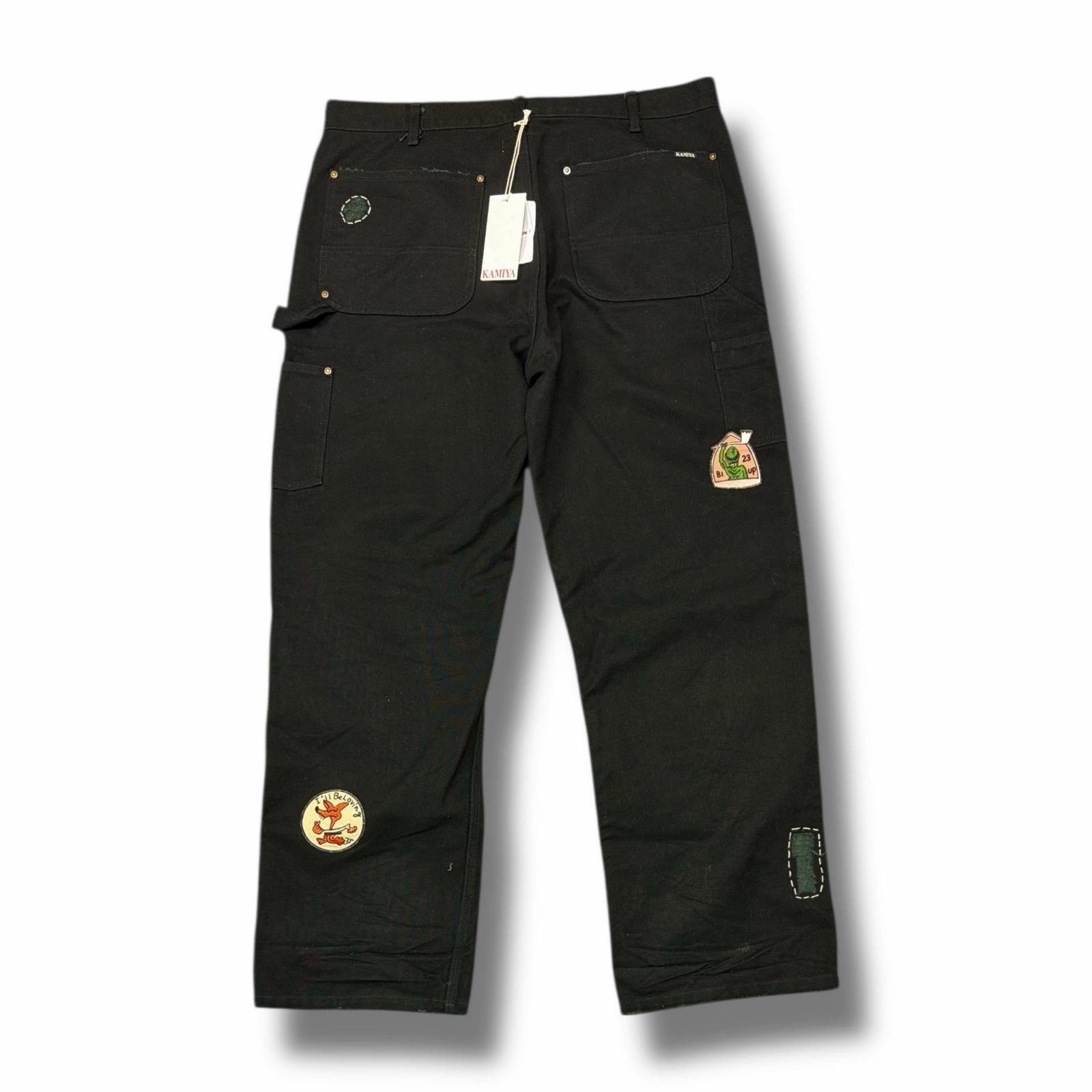 参考上代83600円 KAMIYA BORO PAINTER PANTS for REGGAWS ダックボロ 