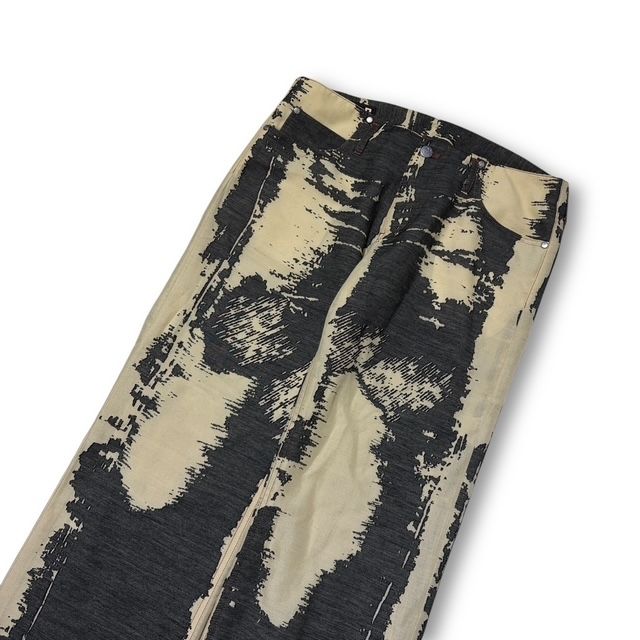 00s archive／JEAN PAUL GAULTIER JPG PANTS size48 だまし絵 5Pパンツ