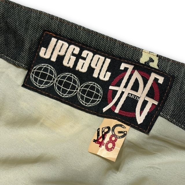 00s archive／JEAN PAUL GAULTIER JPG PANTS size48 だまし絵 5Pパンツ