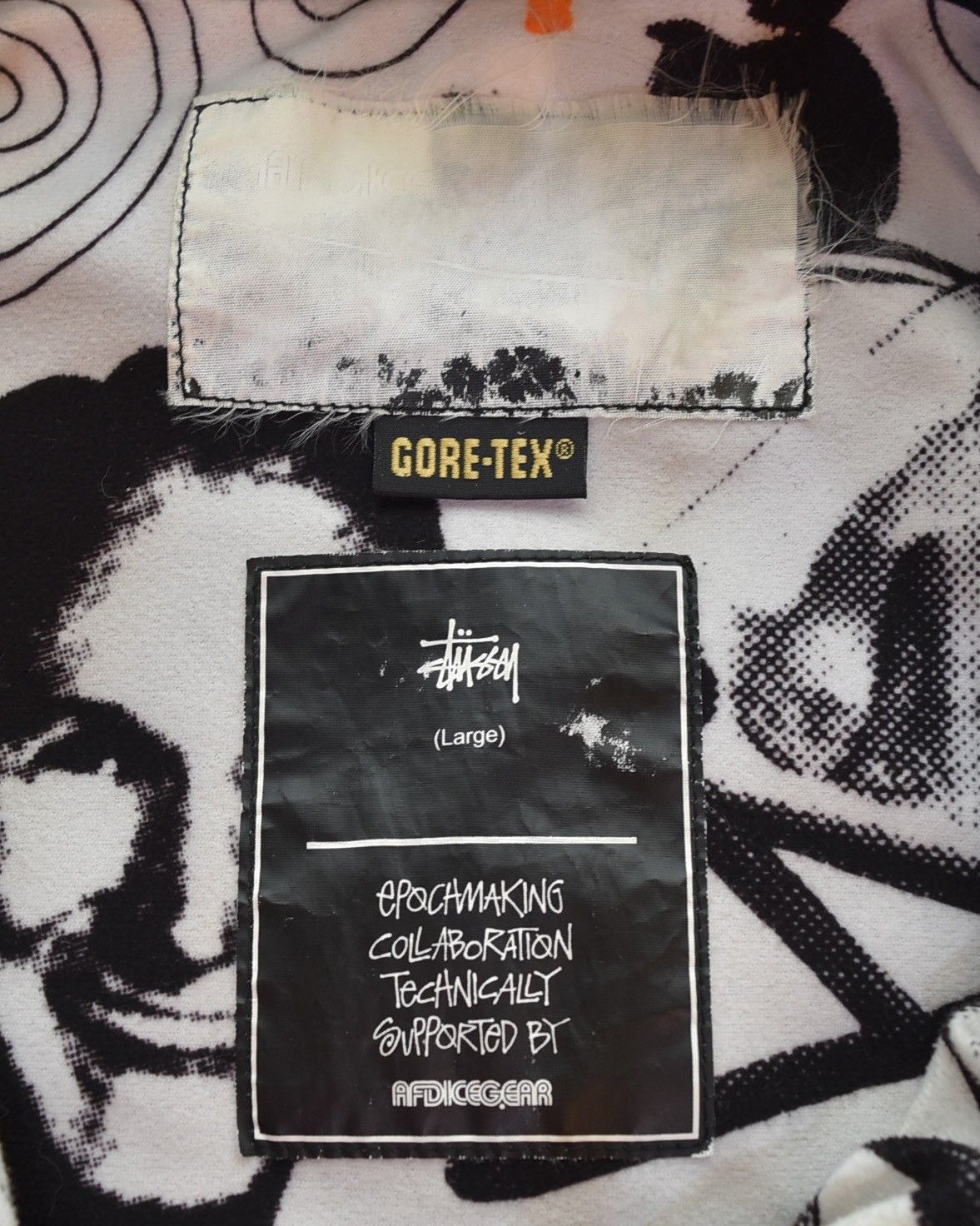 ステューシー STUSSY ×AFDICEGEAR GORE-TEX mountain Parka