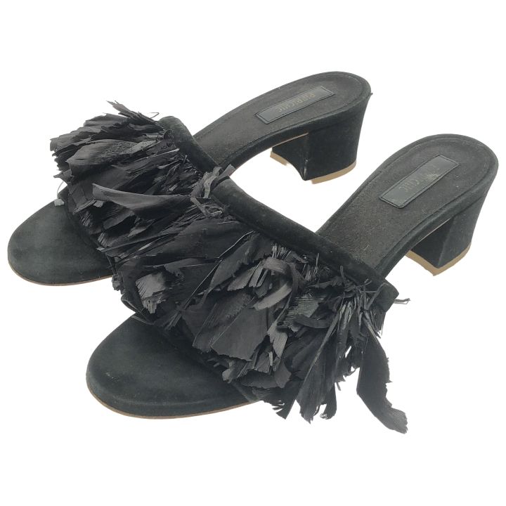 PIPPICHIC (ピッピシック) フェザーミュールサンダル サンダル