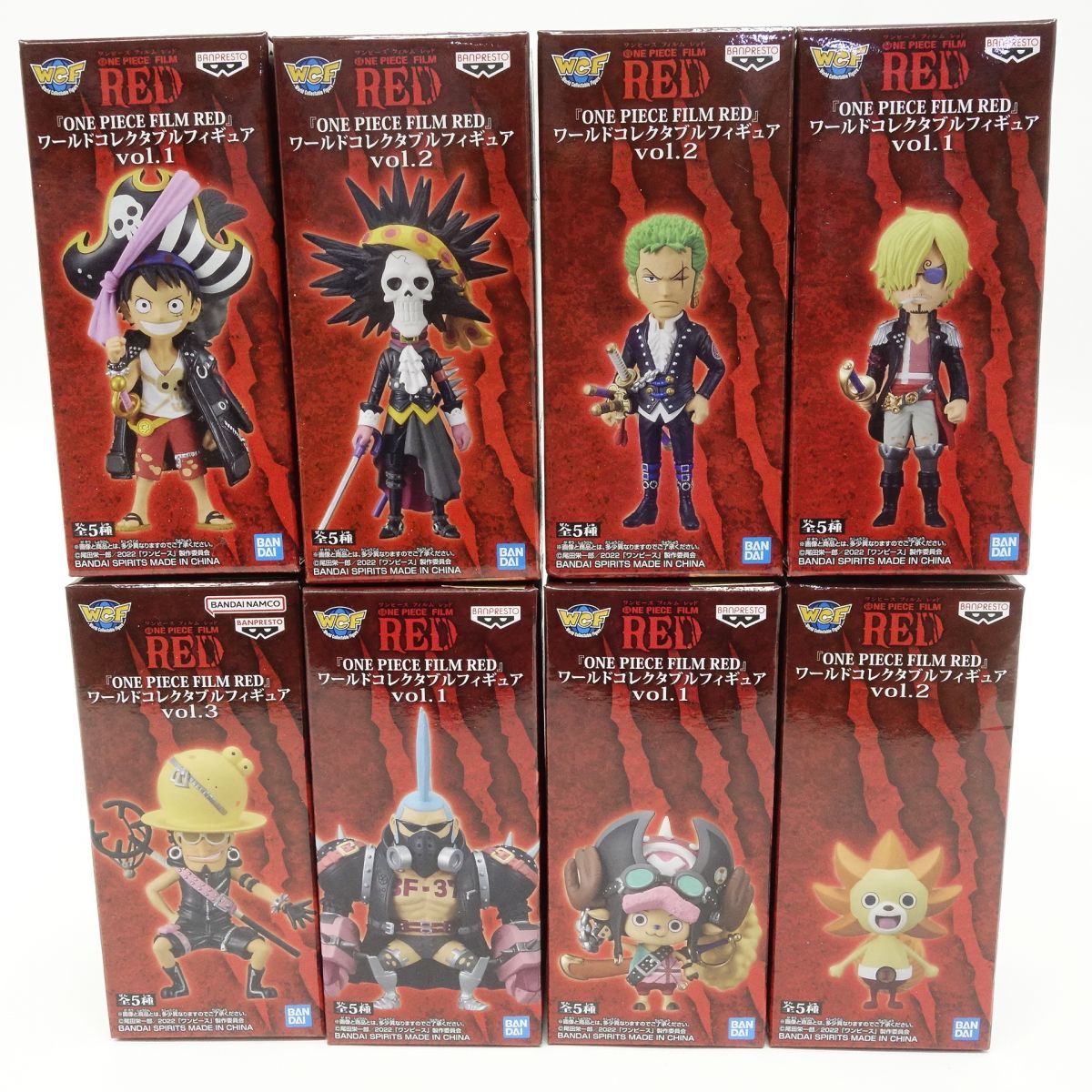 ワンピース ワーコレ　FILM RED まとめ売り 未開封】ワンピース ONE PIECE FILM RED ワールドコレクタブル