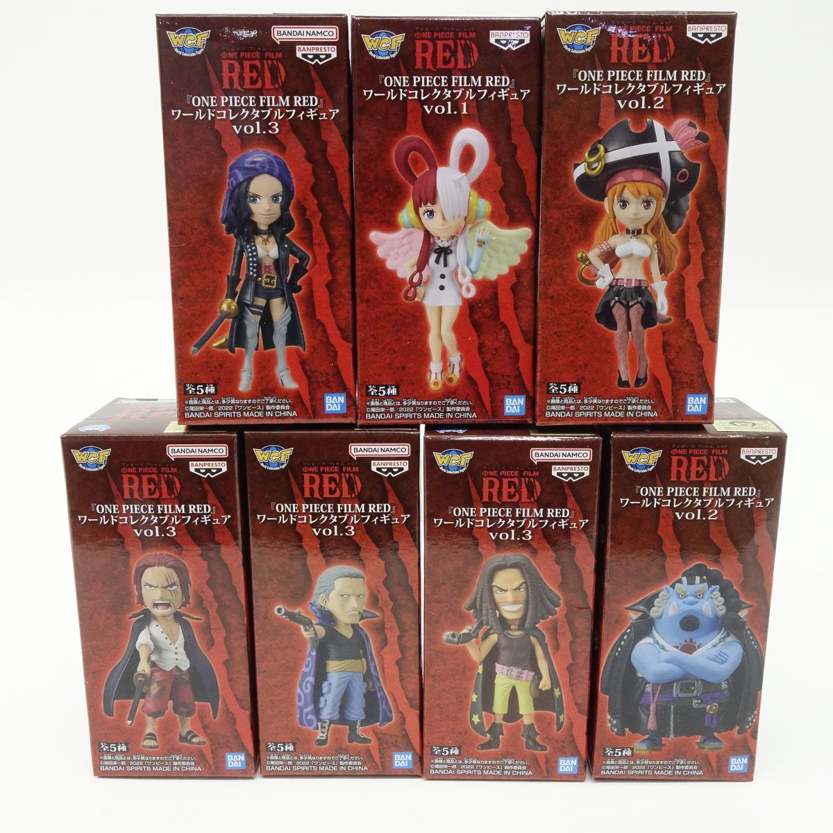 未開封】ワンピース ONE PIECE FILM RED ワールドコレクタブル