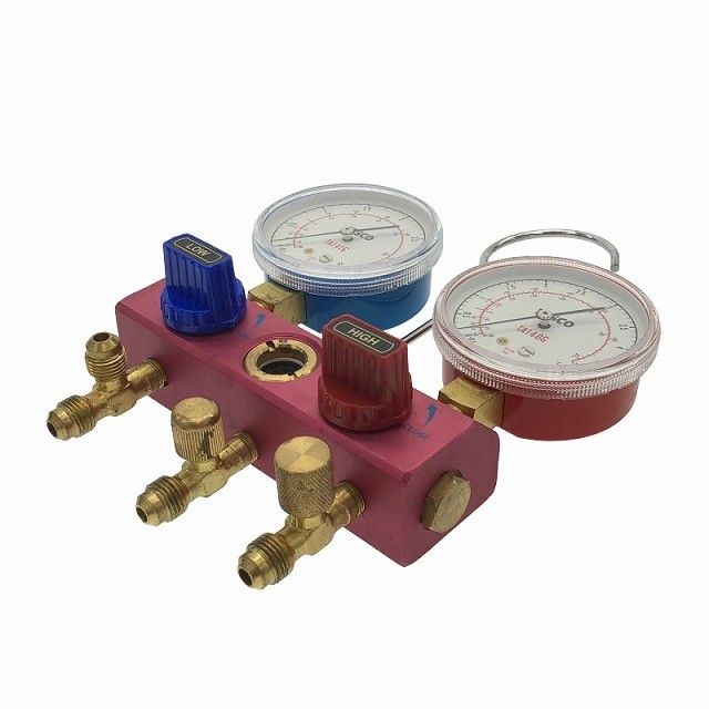 ☆中古品☆TASCO タスコ ボールバルブ式 ゲージマニホールド TA141G