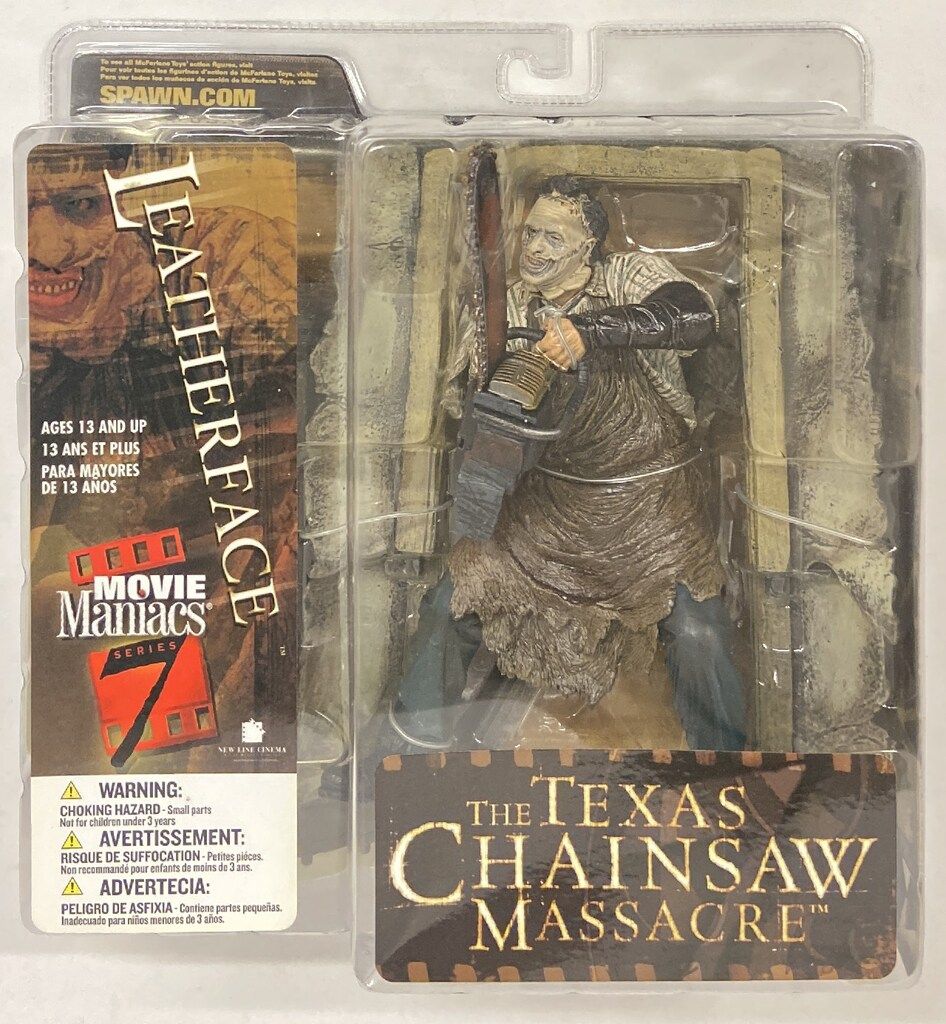 McFARLANE TOYS MOVIE MANIACS 07 LEATHERFACE 6インチ - メルカリ