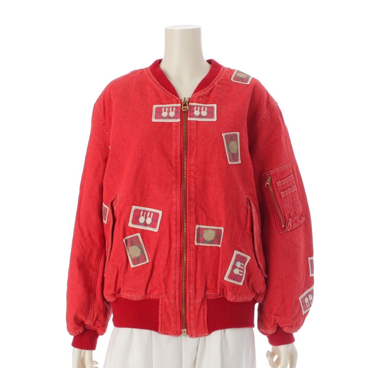 ピンクハウス 初期 80s コットン パッチワーク ダック ブルゾン