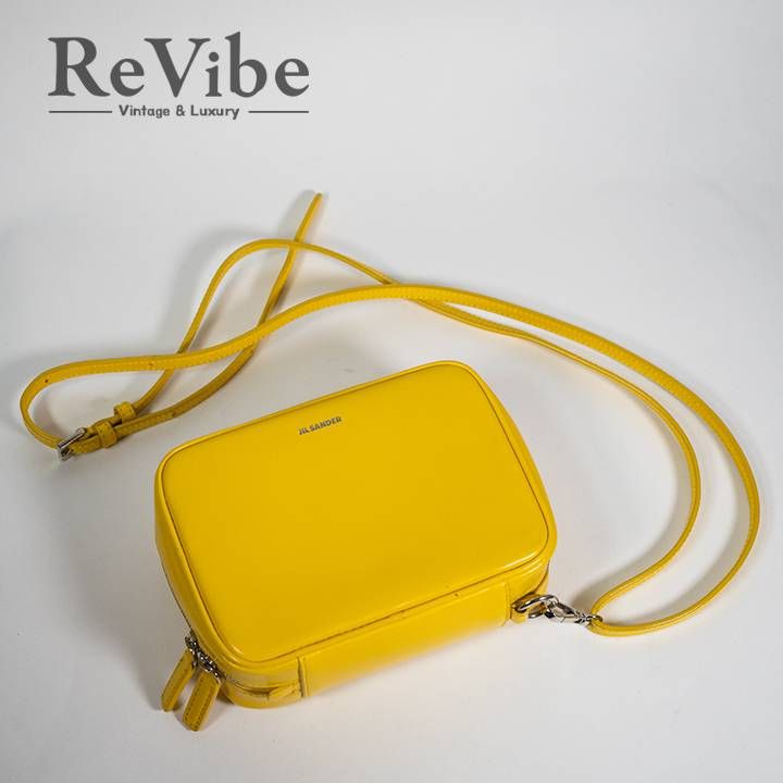 JIL SANDER ジルサンダー Zip Shoulder Bag ショルダーバッグ イエロー