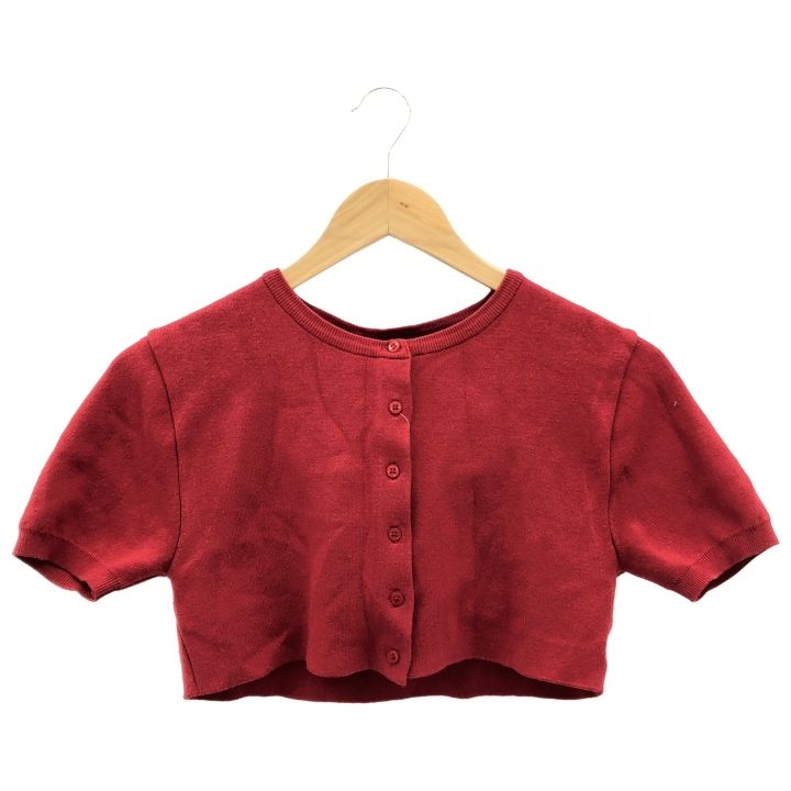 AMOMENTO (アモーメント) ① 316-50-0008 crop button cardigan set