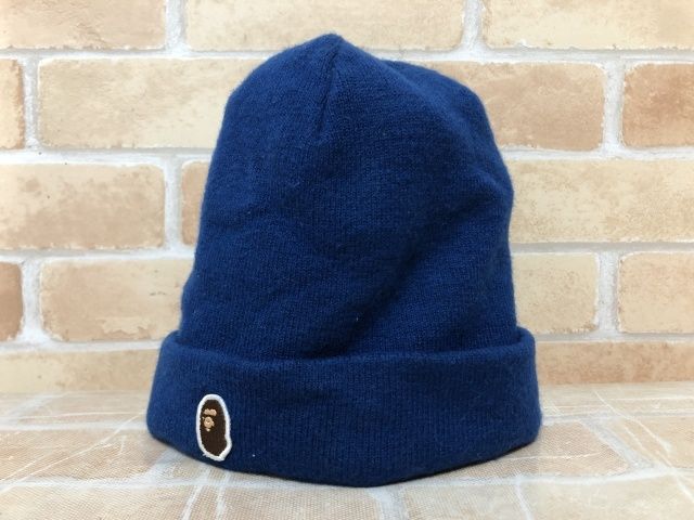 中古】 A BATHING APE ア ベイシング エイプ ニット帽 ニットキャップ