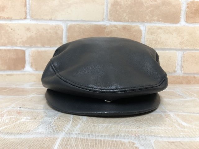 中古】 NUMBER (N)INE ナンバーナイン 00aw レザーキャスケット