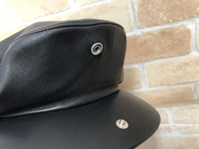 中古】 NUMBER (N)INE ナンバーナイン 00aw レザーキャスケット