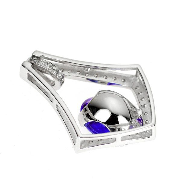 k18wg タンザナイト ダイヤモンド ペンダント k18wg タンザナイト ダイヤモンド ペンダント detail-1_d3b34c1c-09f0