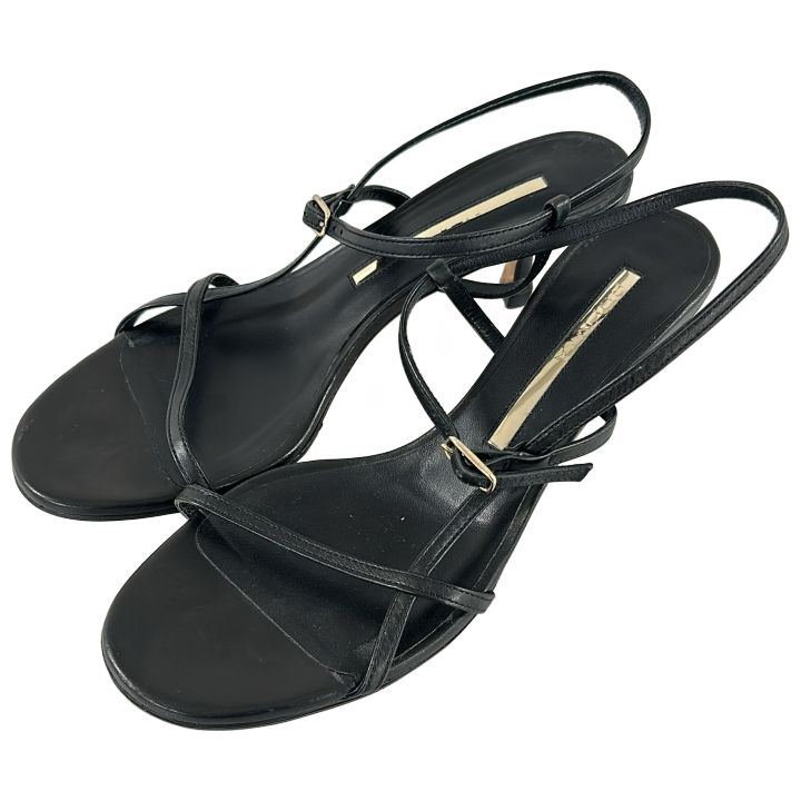 5月6まで限定値下げBRENTA サンダル　未使用に近い　アパルトモン購入 BRENTA ② ストラップサンダル レディース ブラック 36 - メルカリ