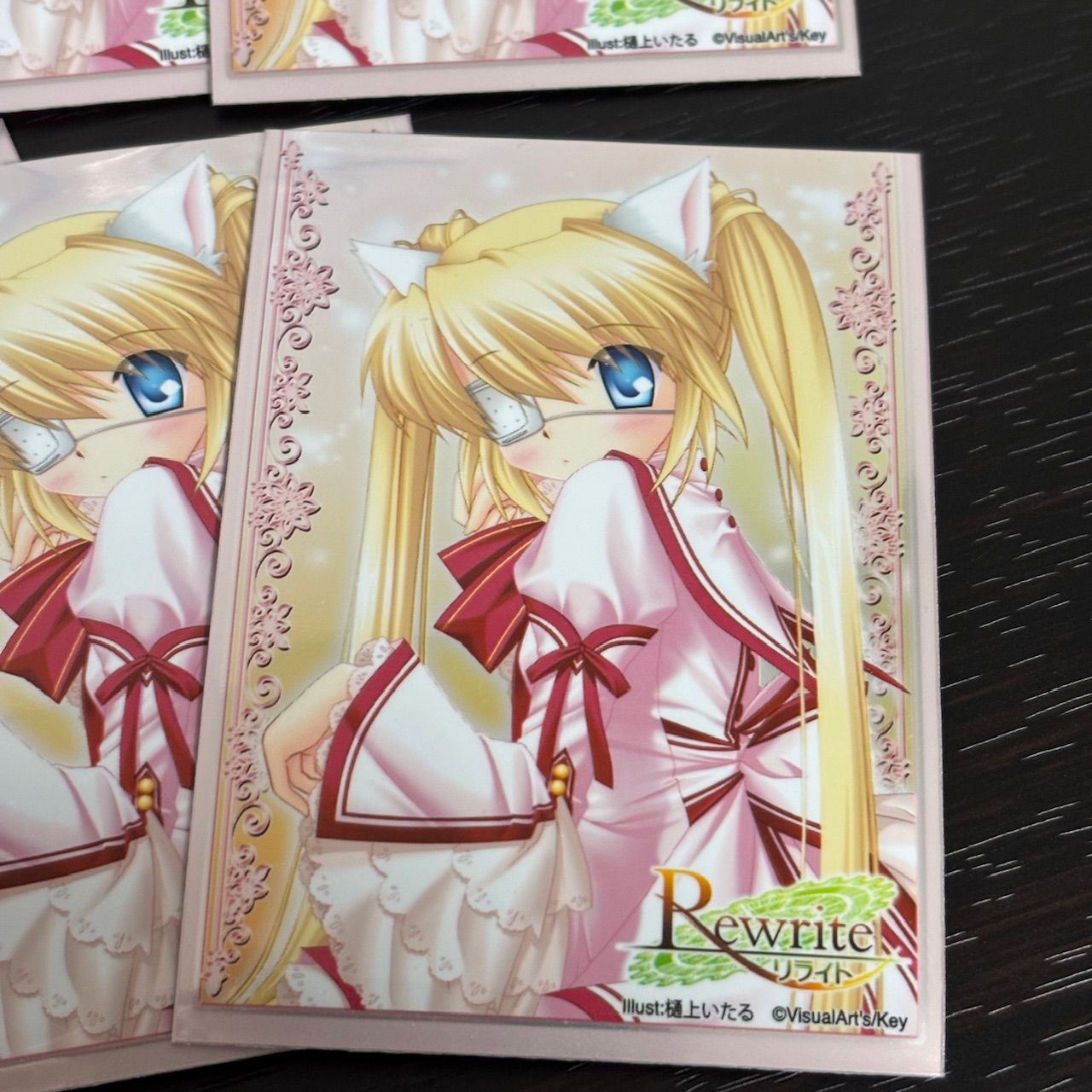 nvq20 スリーブ 15枚 中津 静流 Rewrite メタリック加工 key