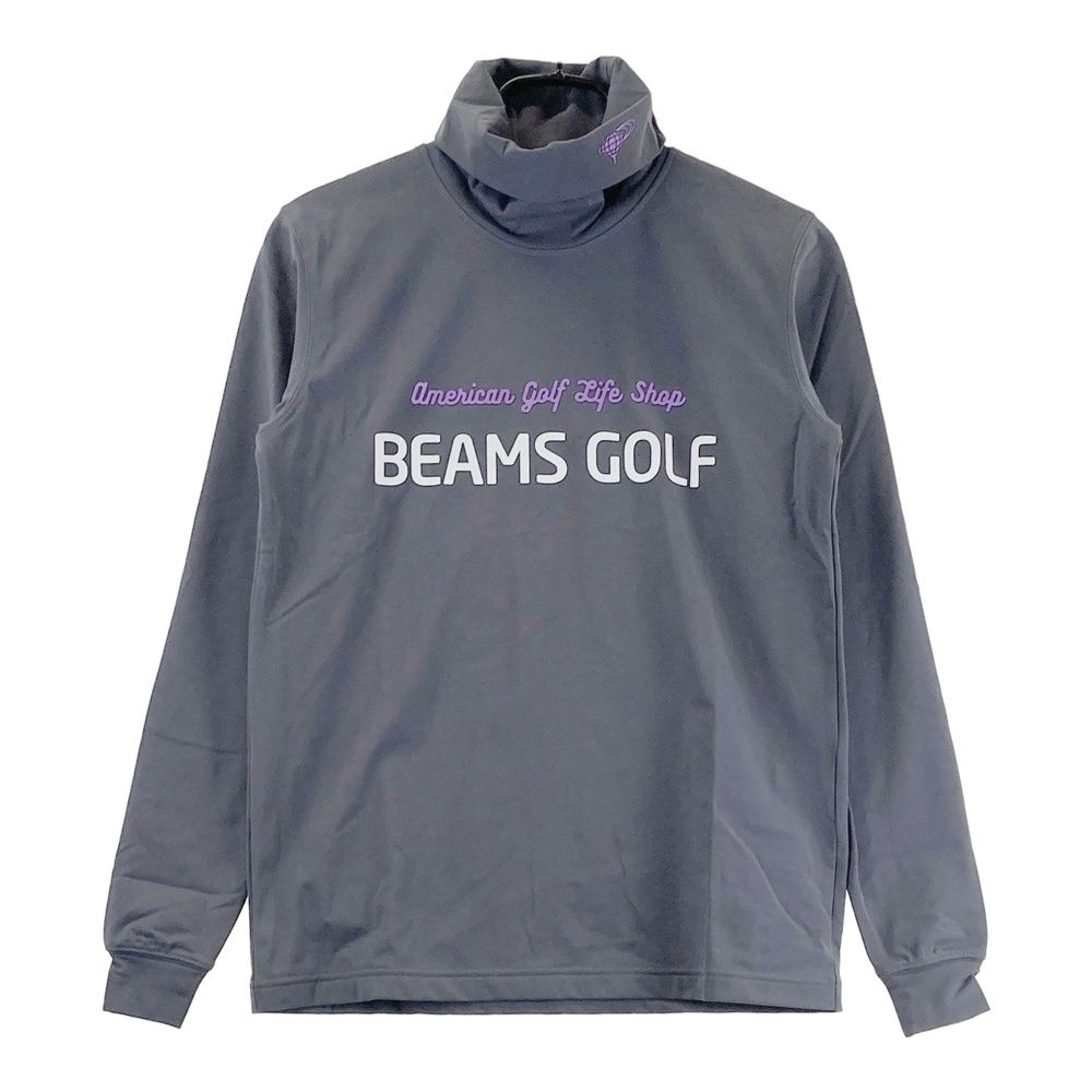 サイズ：S BEAMS GOLF ビームスゴルフ タートルネック 長袖Tシャツ 裏