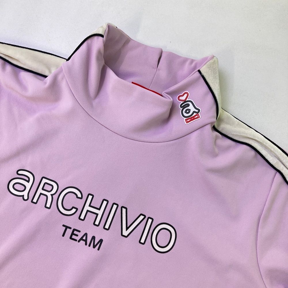 サイズ：38 ARCHIVIO アルチビオ 2023年モデル ハイネック 長袖Tシャツ