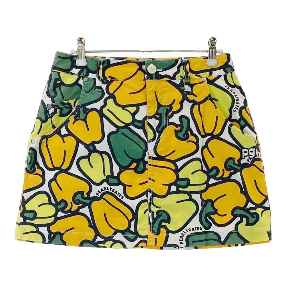 サイズ：0 PEARLY GATES パーリーゲイツ ストレッチ スカート パプリカ