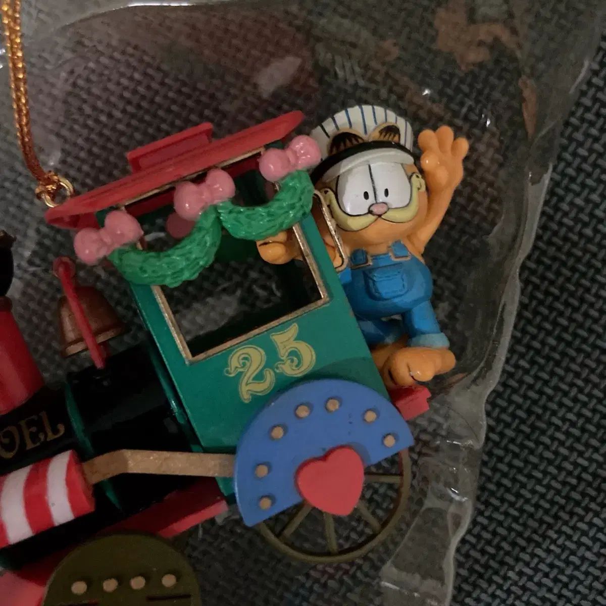 ヴィンテージ クリスマス Garfield オーナメント フィギュア