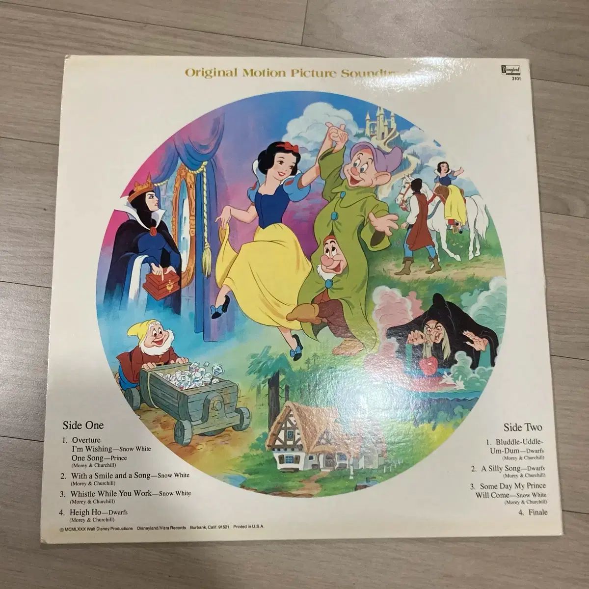 ビンテージ Disney(ディズニー) 白雪姫 ヴァイナル ビニールレコード