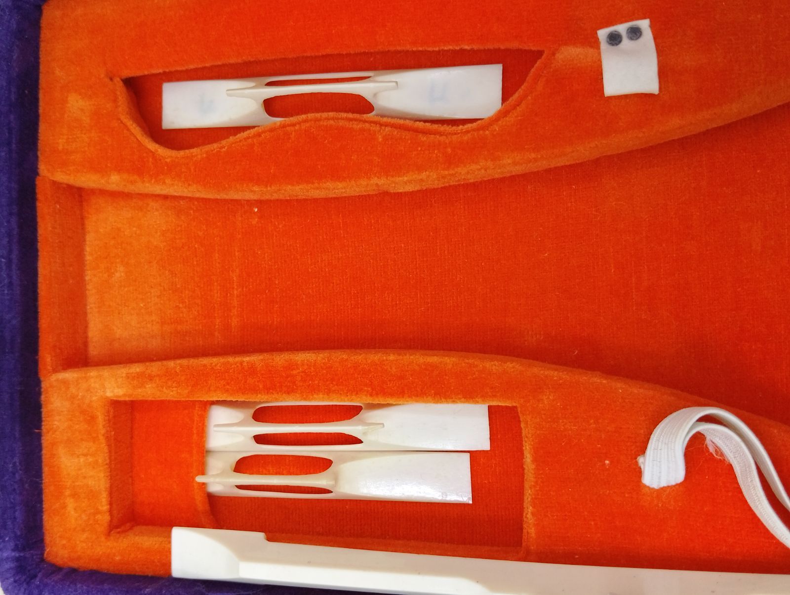 三味線撥 べっ甲 象牙調 ケース付き 三味線 バチ セット 2本 まとめ