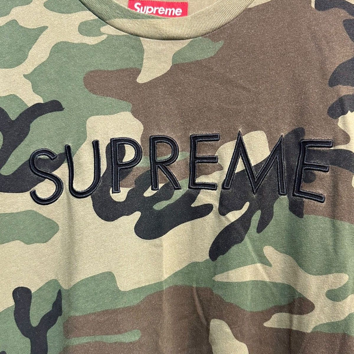 Supreme 25SS Capital S／S Top ロゴ刺繍Tシャツ 8071000168528 - メルカリ