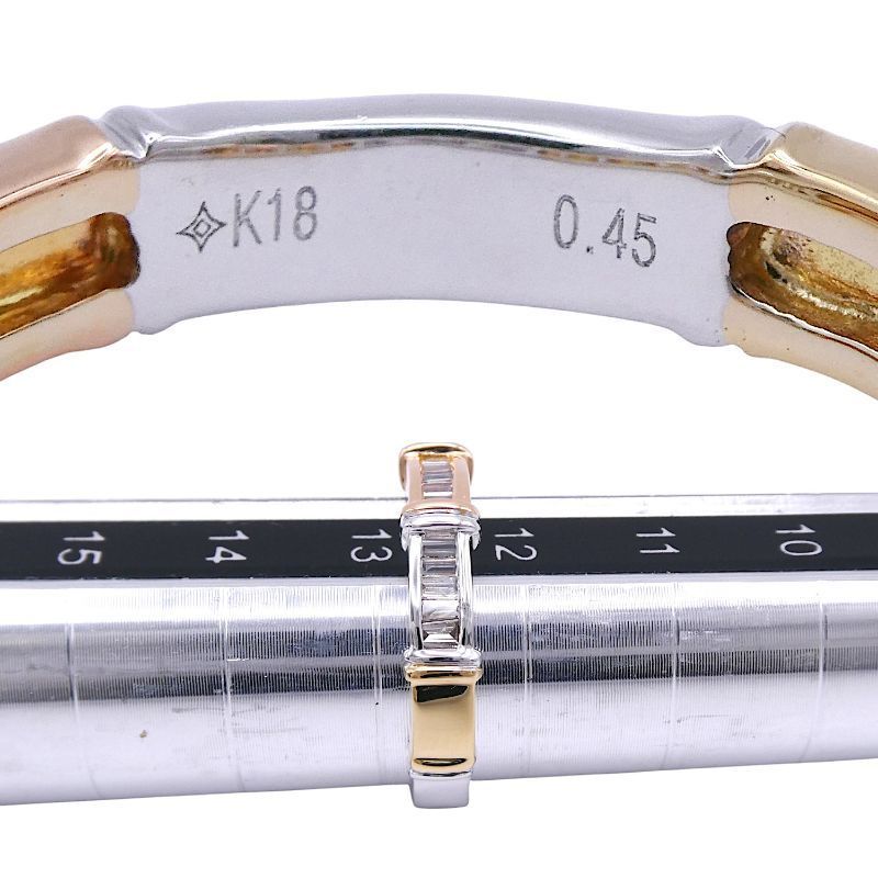 リング GSTV K18YG/PG/WG ダイヤモンド0.45ct 13号 - メルカリ