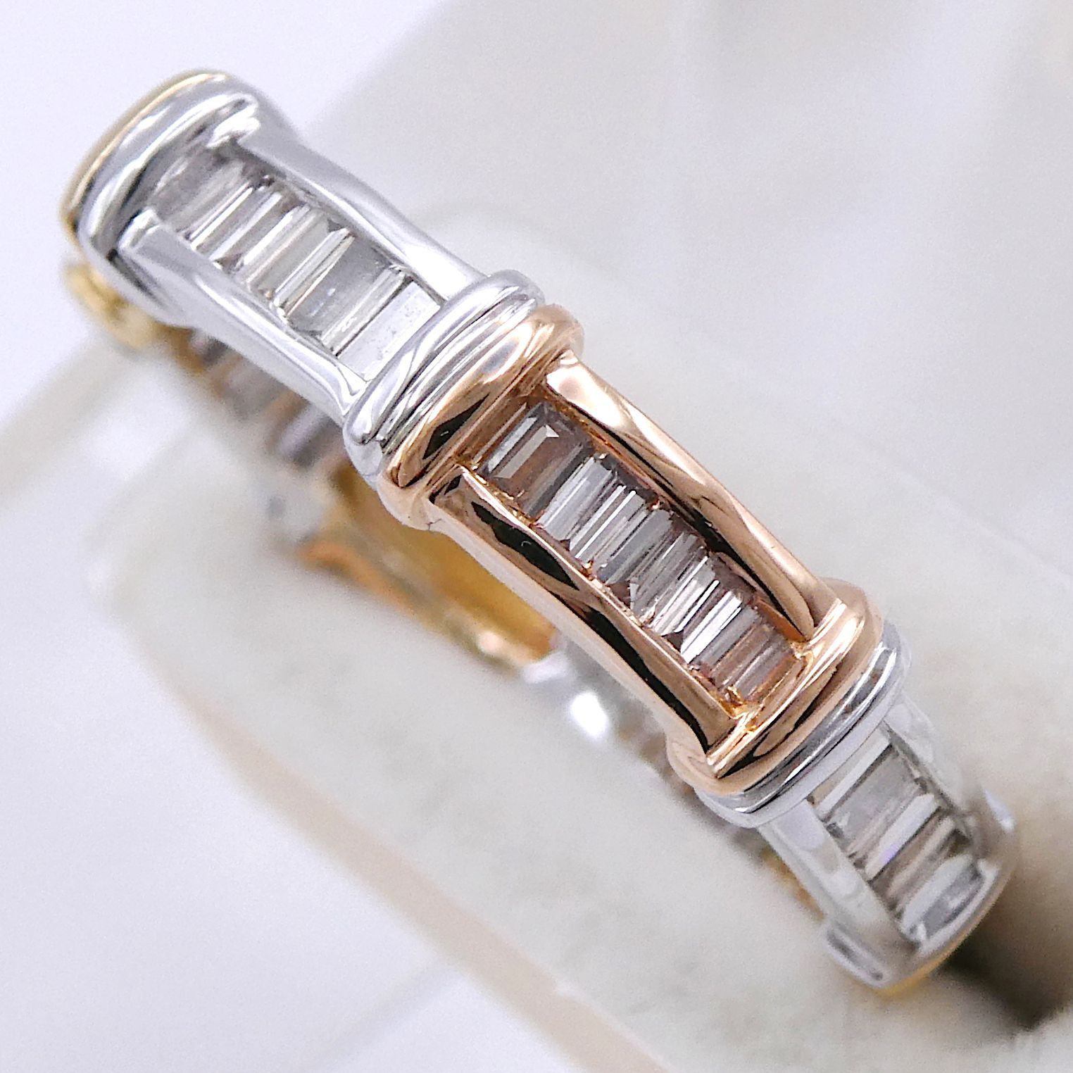 リング GSTV K18YG/PG/WG ダイヤモンド0.45ct 13号 - メルカリ