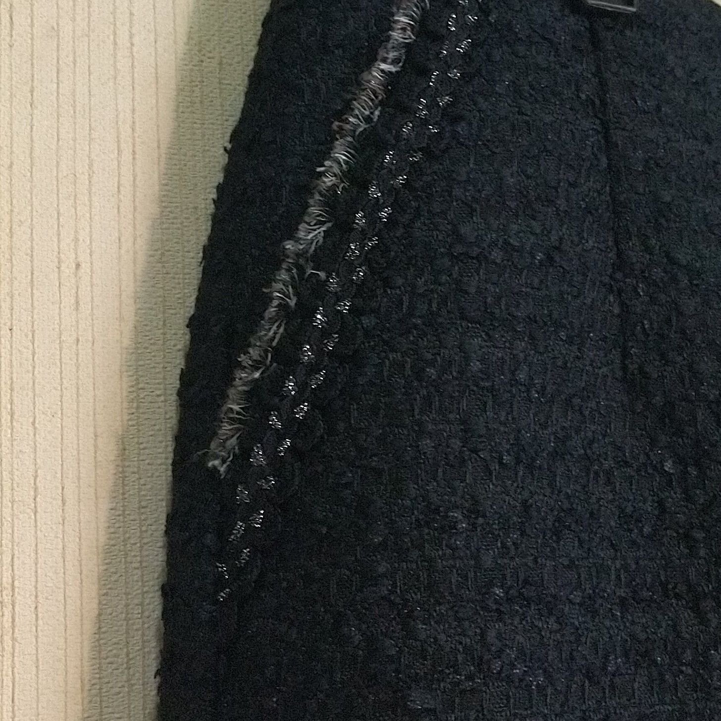 新品】BORDERS at BALCONY ツイードパンツ TWEED ワイドパンツ