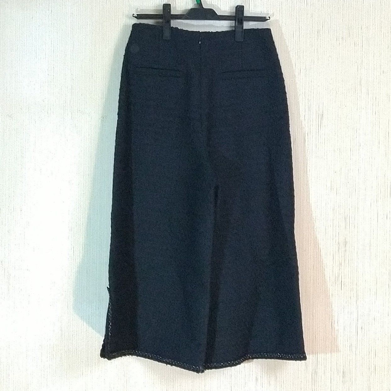 新品未使用 ボーダーズ アット バルコニー ツイード パンツ 新品】BORDERS at BALCONY ツイードパンツ TWEED ワイドパンツ
