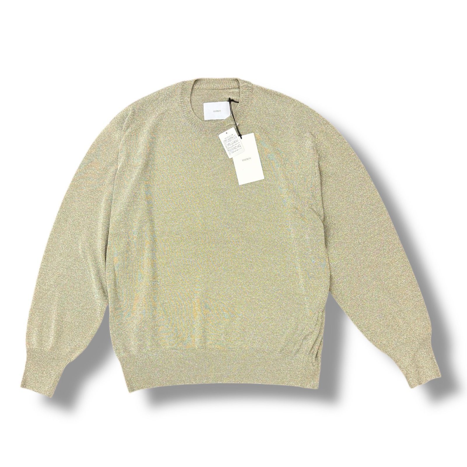 参考上代38500円 未使用 stein(ssstein) GLITTER KNIT CREW NECK LS