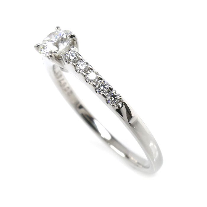 MIKIMOTO ミキモト Pt950プラチナ ダイヤ リング・指輪 ダイヤモンド