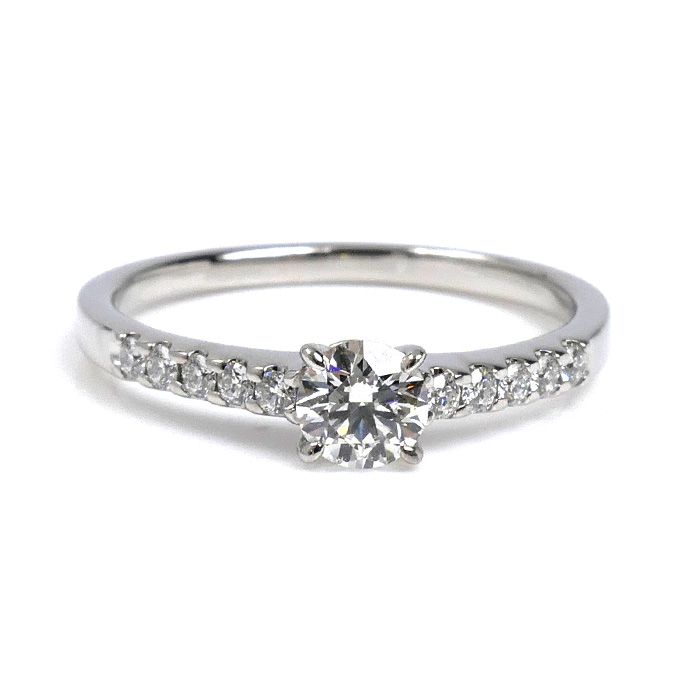 MIKIMOTO ミキモト Pt950プラチナ ダイヤ リング・指輪 ダイヤモンド